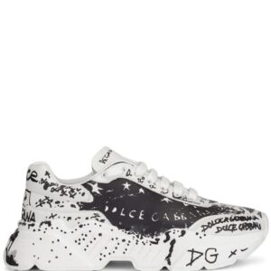 Dolce & Gabbana  hand paint-print low-top sneakers