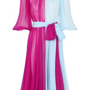 Dolce & Gabbana  two-tone semi-sheer dress