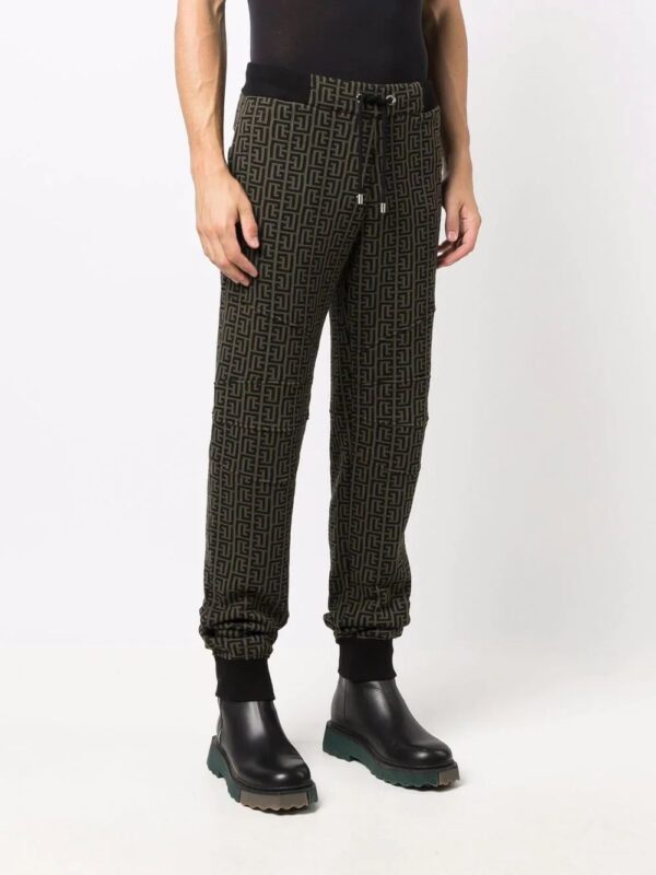 Balmain  monogram-print track pants - Image 3