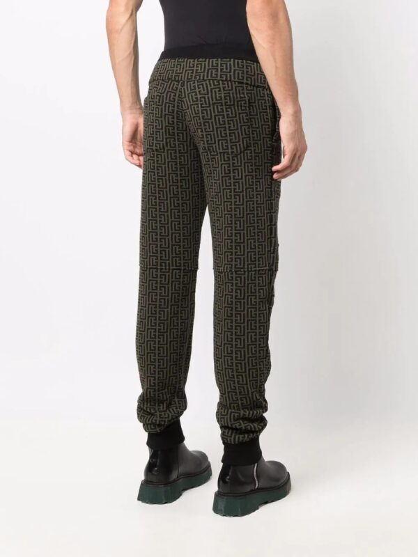 Balmain  monogram-print track pants - Image 4