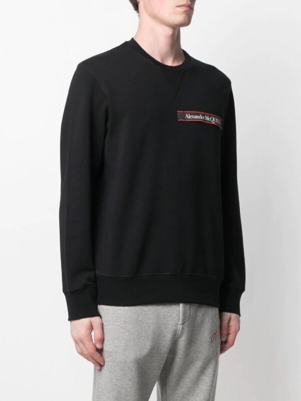Alexander McQueen  logo tape long sleeve sweatshirt - Image 2