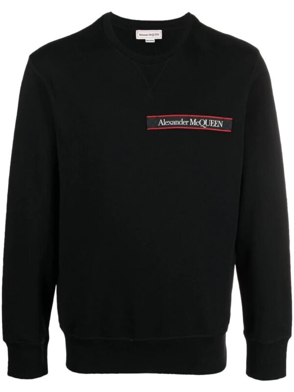 Alexander McQueen  logo tape long sleeve sweatshirt