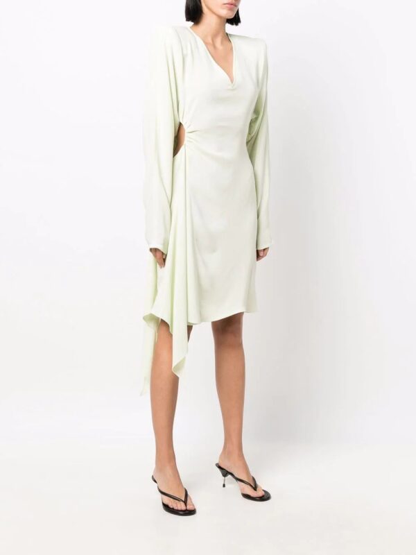 Off-White  cut-out long-sleeve dress - Image 3