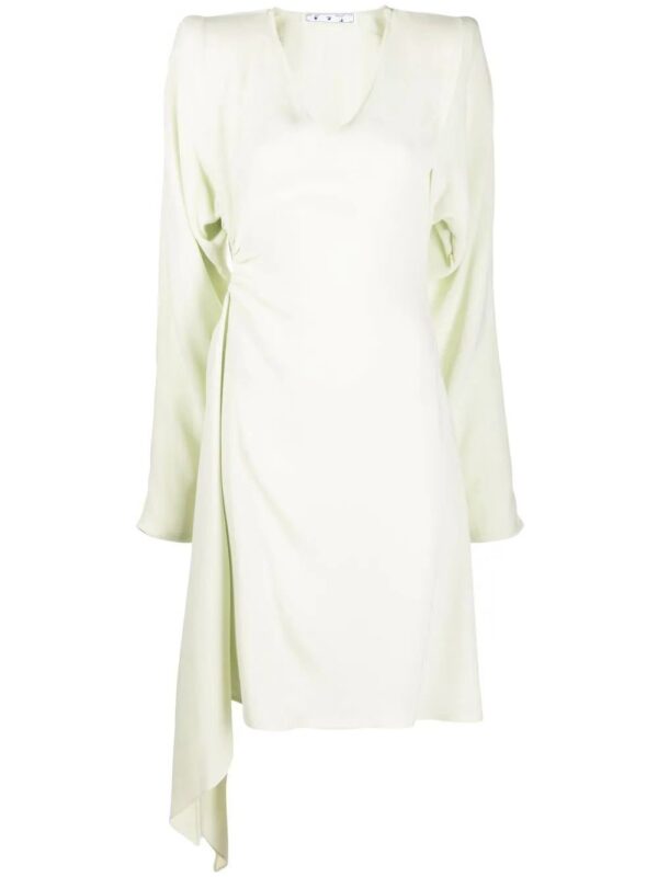 Off-White  cut-out long-sleeve dress