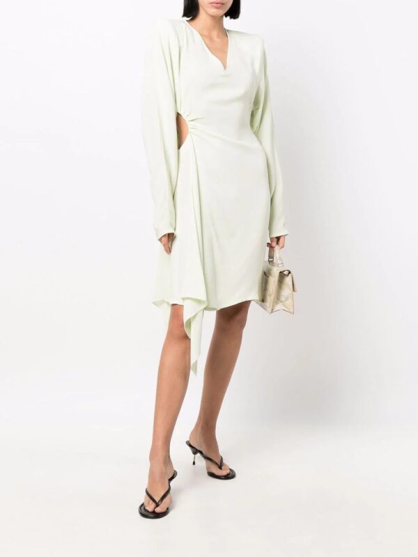 Off-White  cut-out long-sleeve dress - Image 2