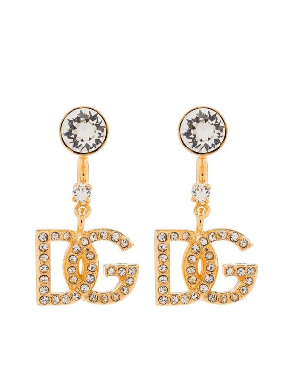 Dolce & Gabbana  rhinestone-embellished D&G earrings