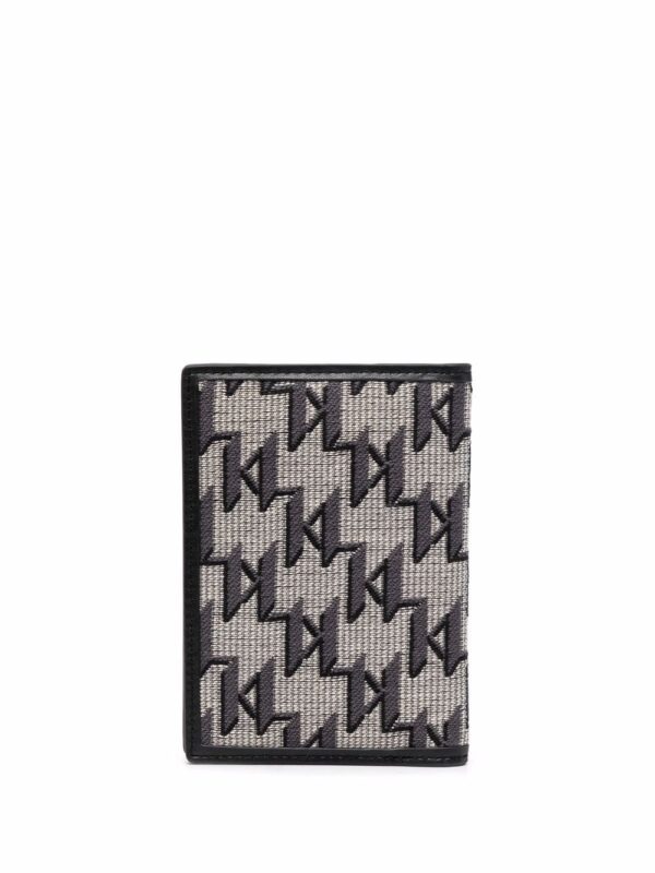 Karl Lagerfeld  K/Monogram jacquard passport case - Image 2