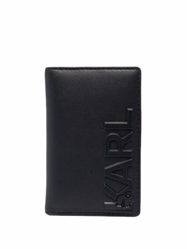 Karl Lagerfeld  K/Karl embossed leather card holder