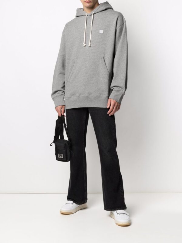 Acne Studios face-patch oversized hoodie - Image 2