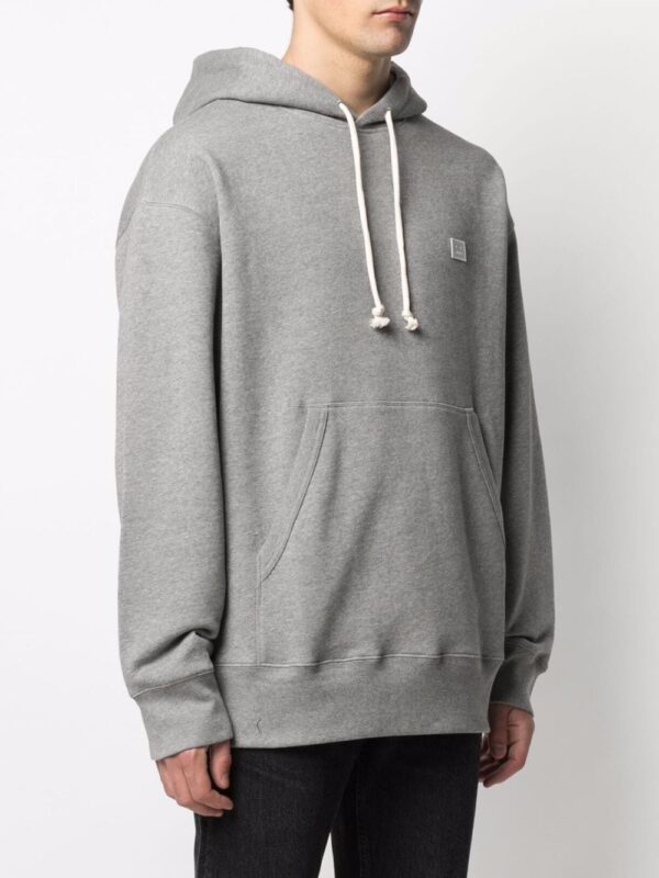 Acne Studios face-patch oversized hoodie - Image 4