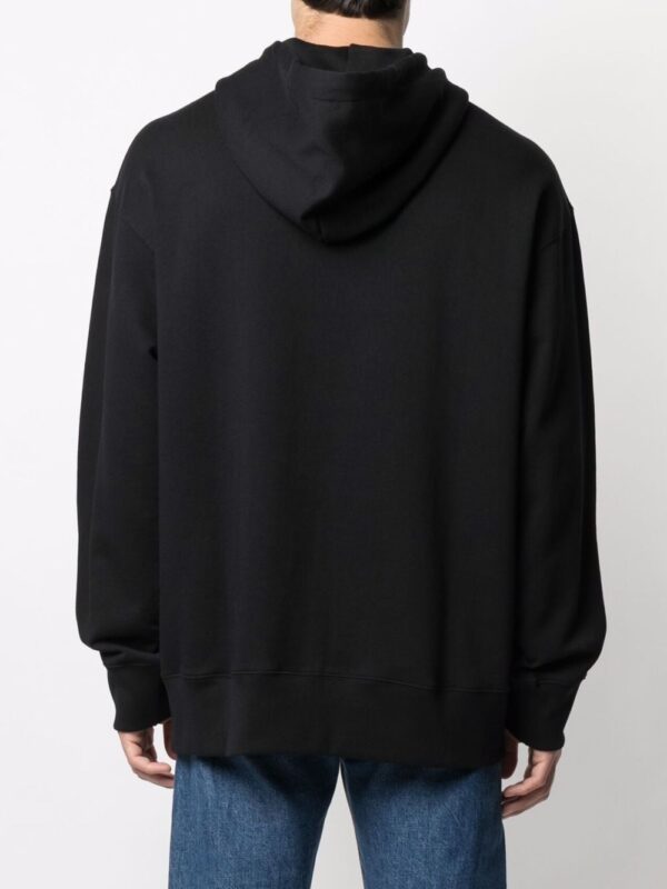 Acne Studios face-patch oversized hoodie - Image 5
