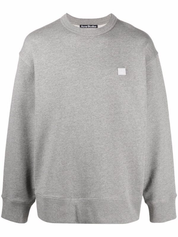 Acne Studios face-patch crew neck sweatshirt