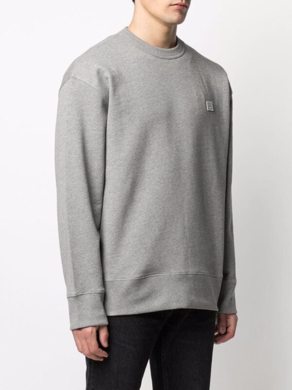 Acne Studios face-patch crew neck sweatshirt - Image 4