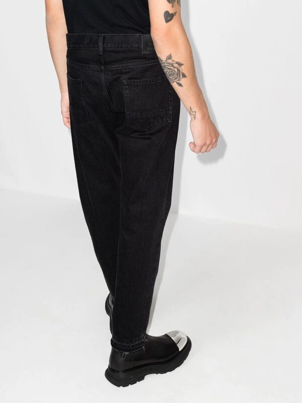 Alexander McQueen  ripped-detailing straight-leg jeans - Image 3