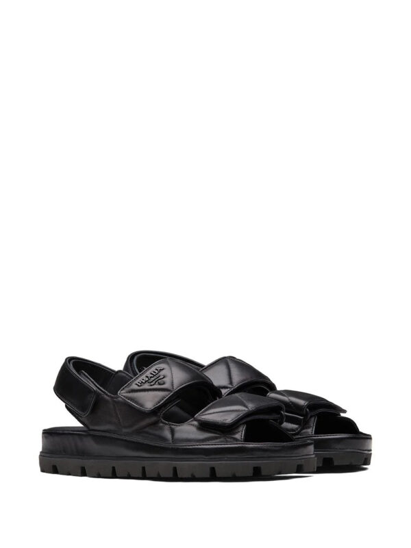 Prada  logo-strap chunky sandals - Image 2