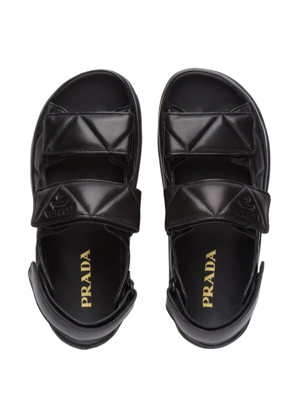 Prada  logo-strap chunky sandals - Image 4