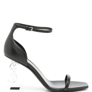 Saint Laurent  Opyum 85mm logo-heel sandals