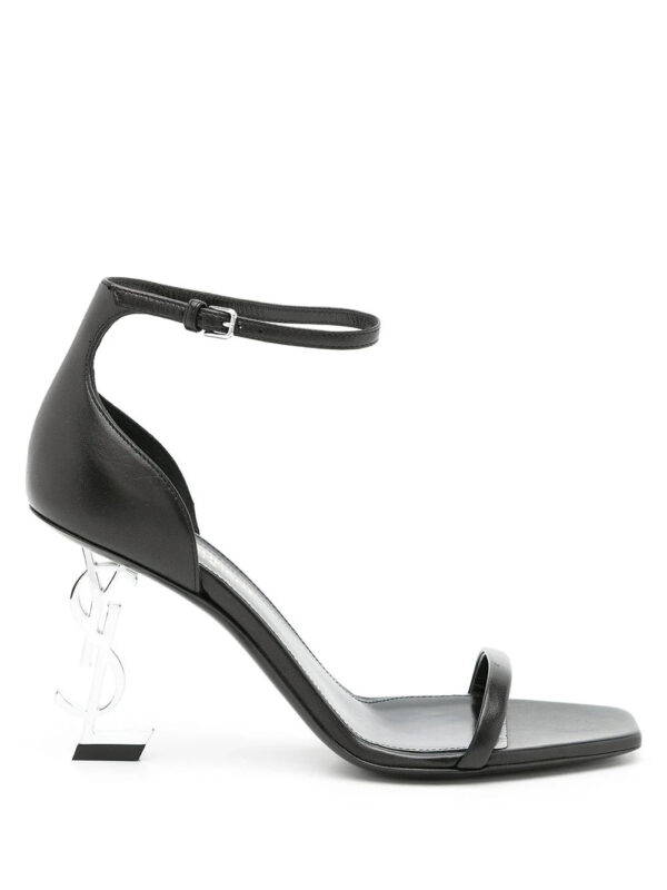 Saint Laurent  Opyum 85mm logo-heel sandals