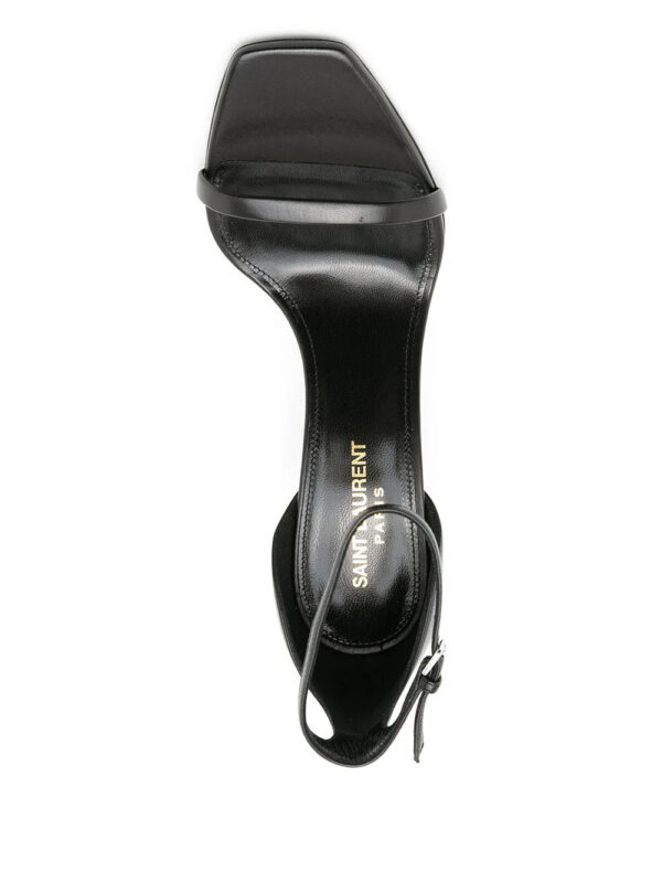 Saint Laurent  Opyum 85mm logo-heel sandals - Image 4