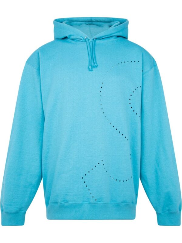 Supreme  laser cut 'S' logo hoodie