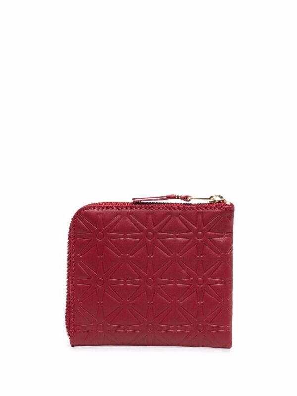 Comme Des Garçons Wallet  embossed zipped wallet - Image 2