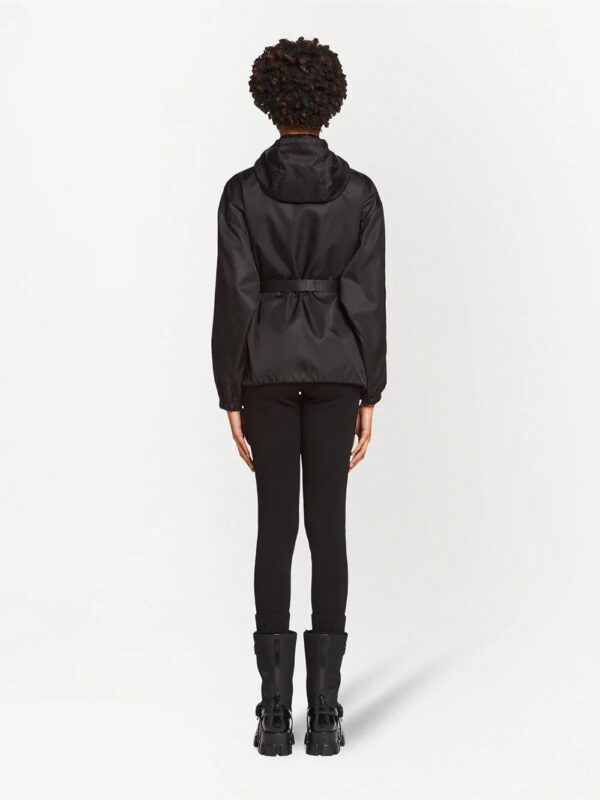 Prada  Re-Nylon pouch-detail hooded jacket - Image 4