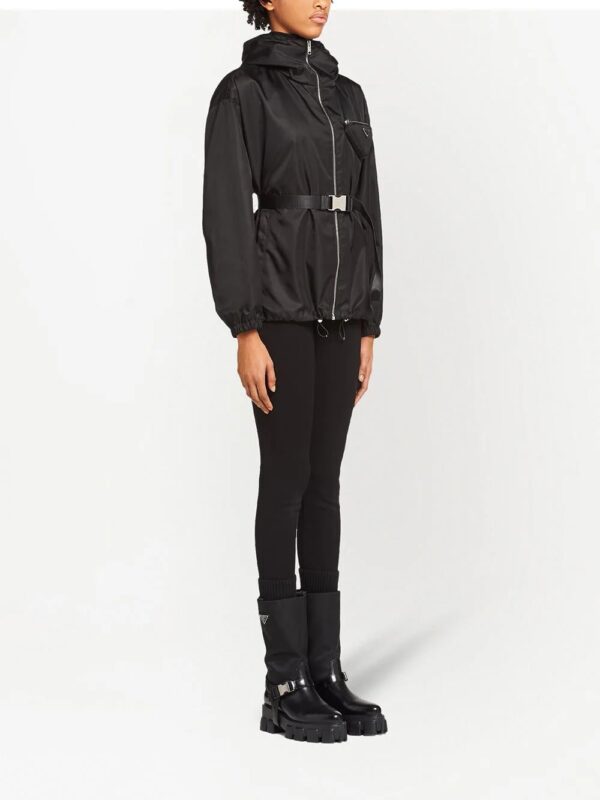 Prada  Re-Nylon pouch-detail hooded jacket - Image 3