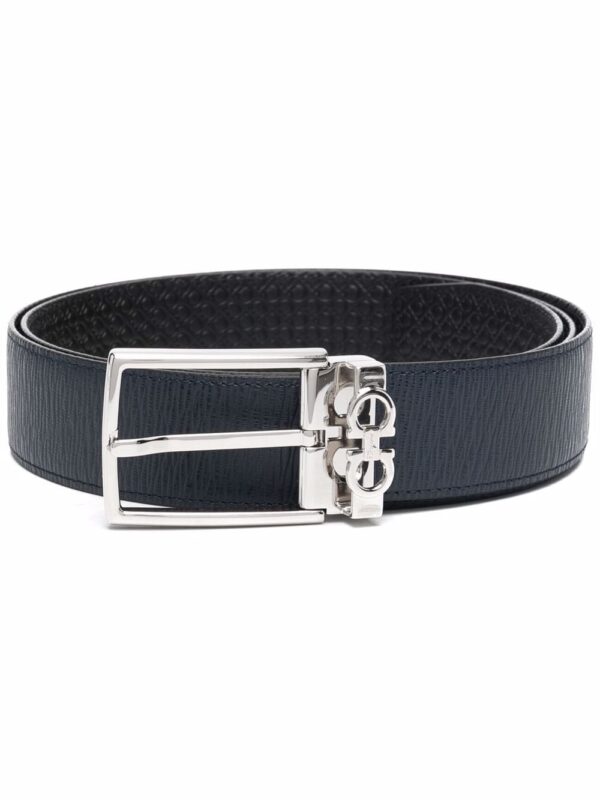 Ferragamo Gancini plaque belt