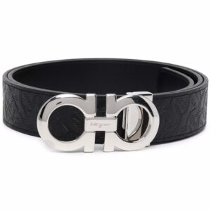 Ferragamo embossed Gancini belt