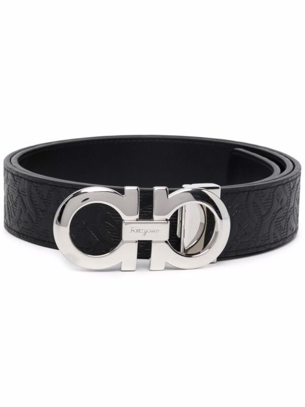Ferragamo embossed Gancini belt