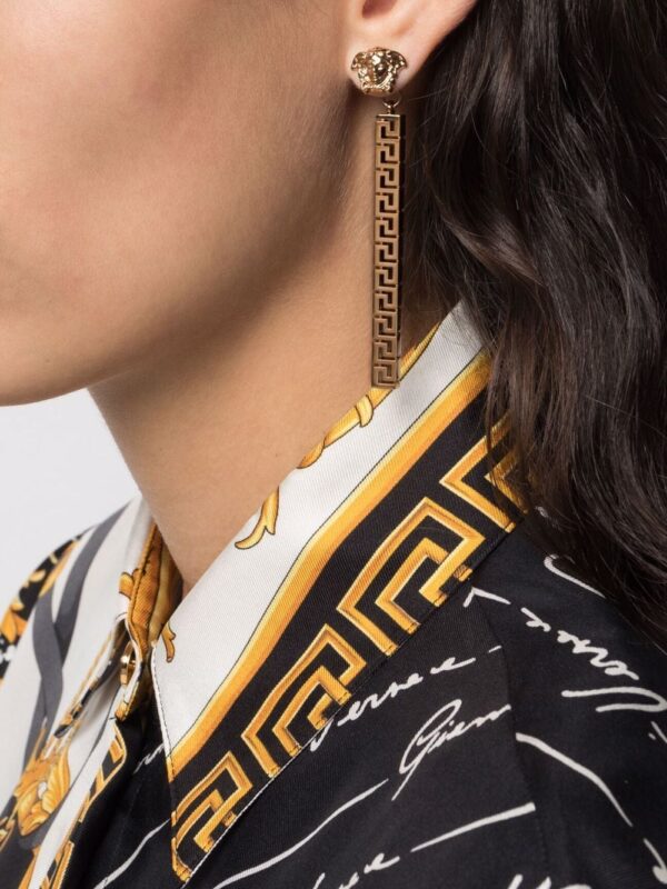 Versace  Greca drop earrings - Image 2