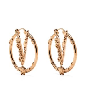 Versace  Virtus hoop earrings