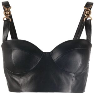 Versace  Medusa-plaque bustier top