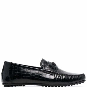 Versace  La Medusa leather loafers