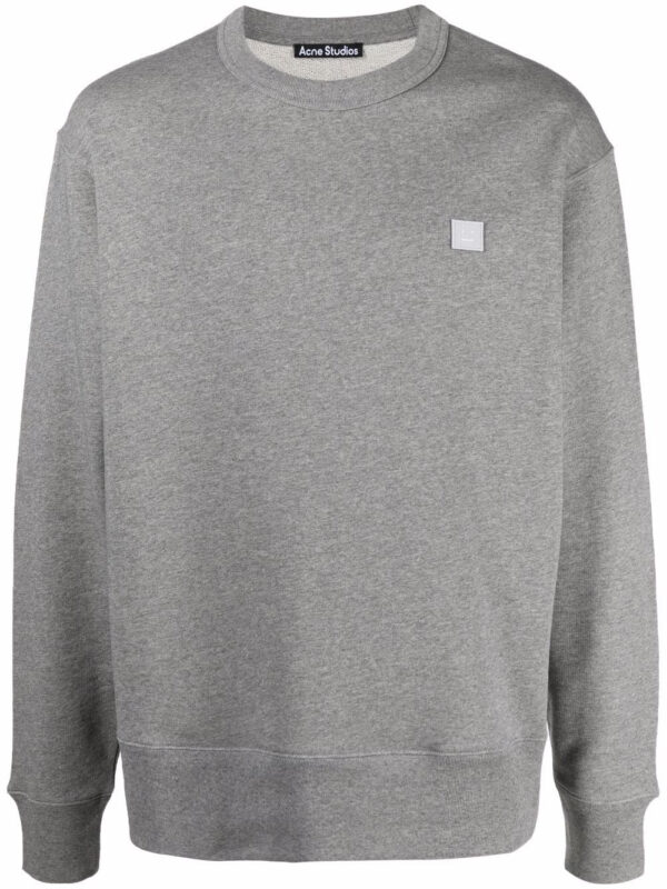 Acne Studios face-patch crew neck sweatshirt