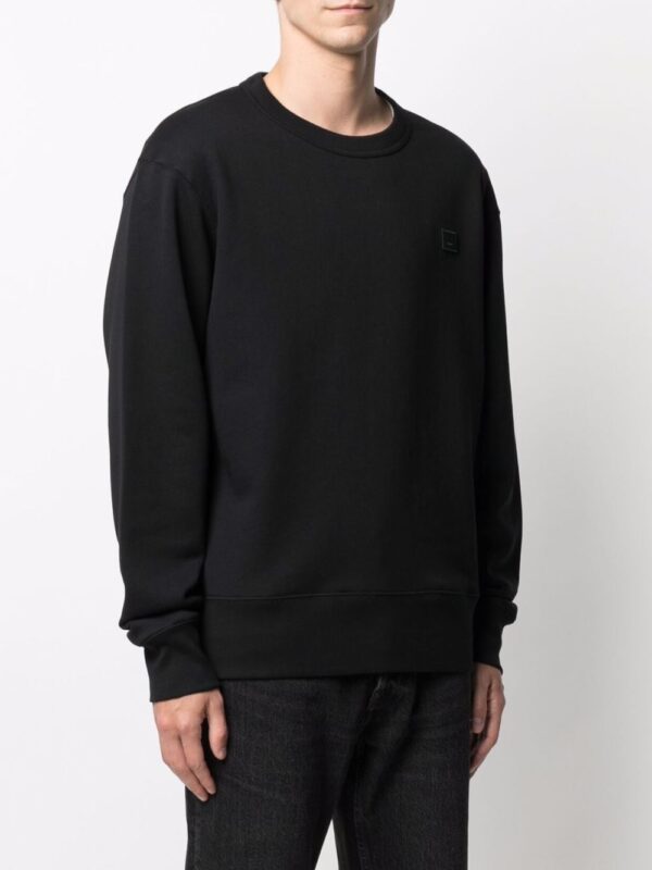 Acne Studios face-patch crew neck sweatshirt - Image 4