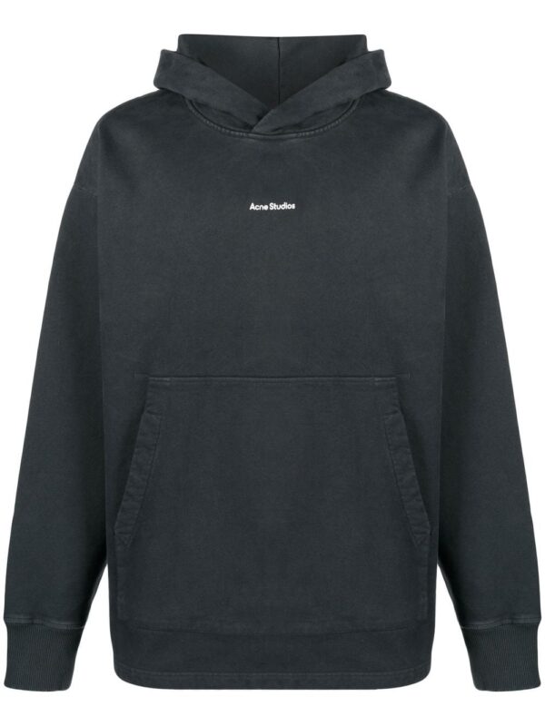 Acne Studios logo-print oversized hoodie