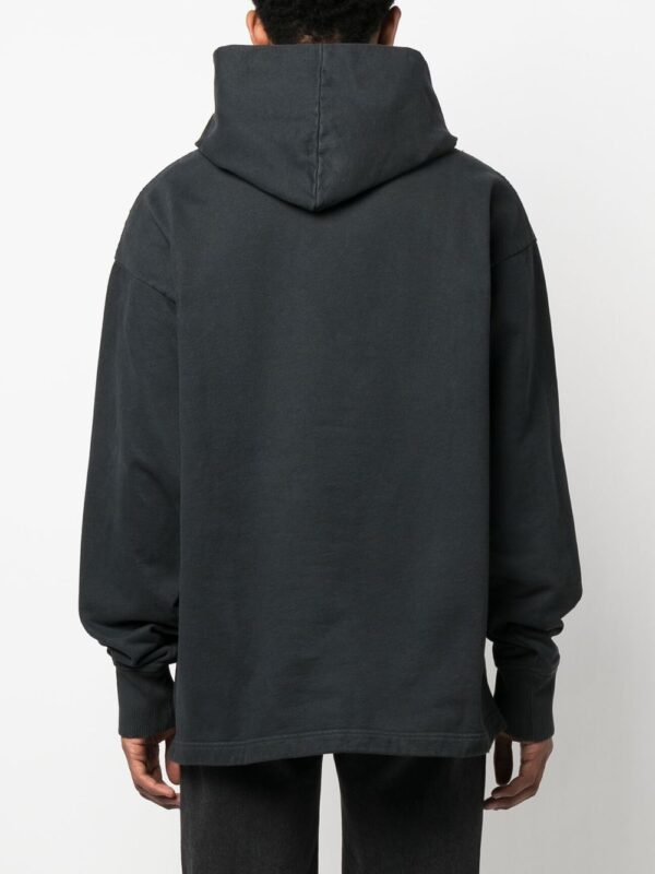 Acne Studios logo-print oversized hoodie - Image 4