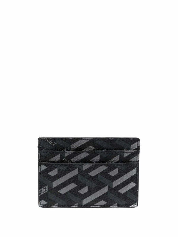 Versace  La Greca leather cardholder