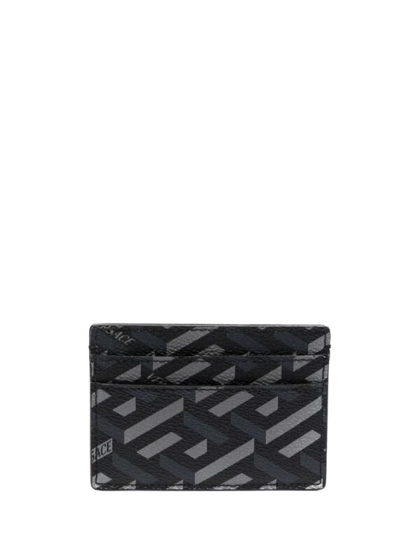 Versace  La Greca leather cardholder