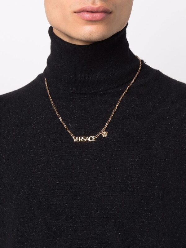 Versace  logo-plaque necklace - Image 2