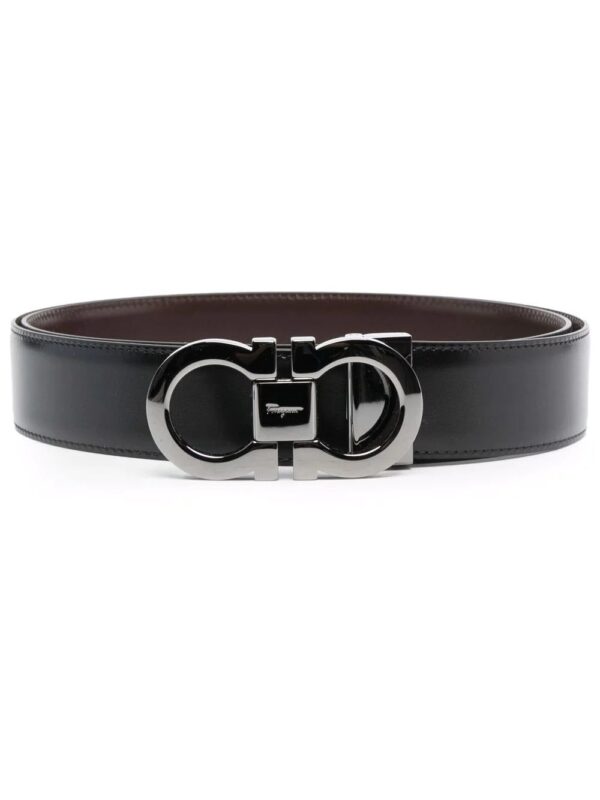 Ferragamo Gancini buckle leather belt