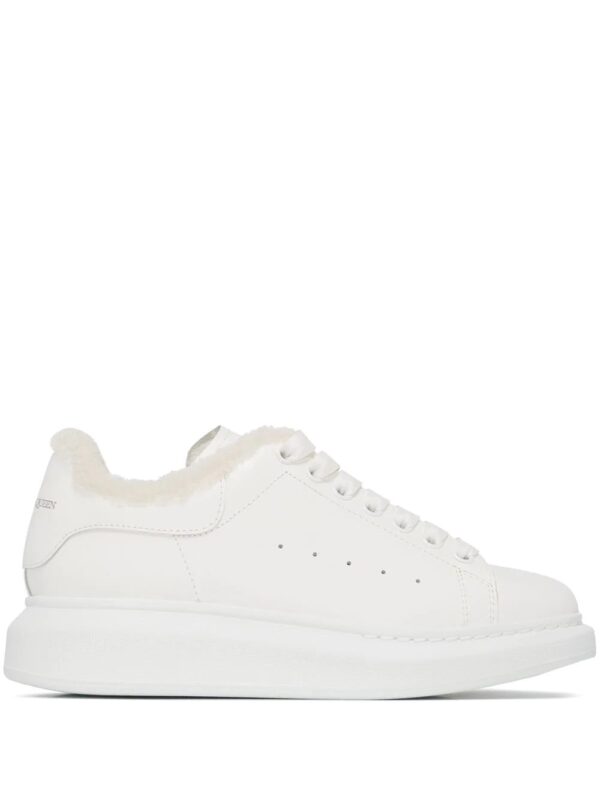 Alexander McQueen  Oversized shearling-lining sneakers