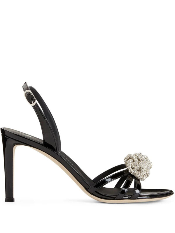 Giuseppe Zanotti  crystal-embellished stiletto sandals