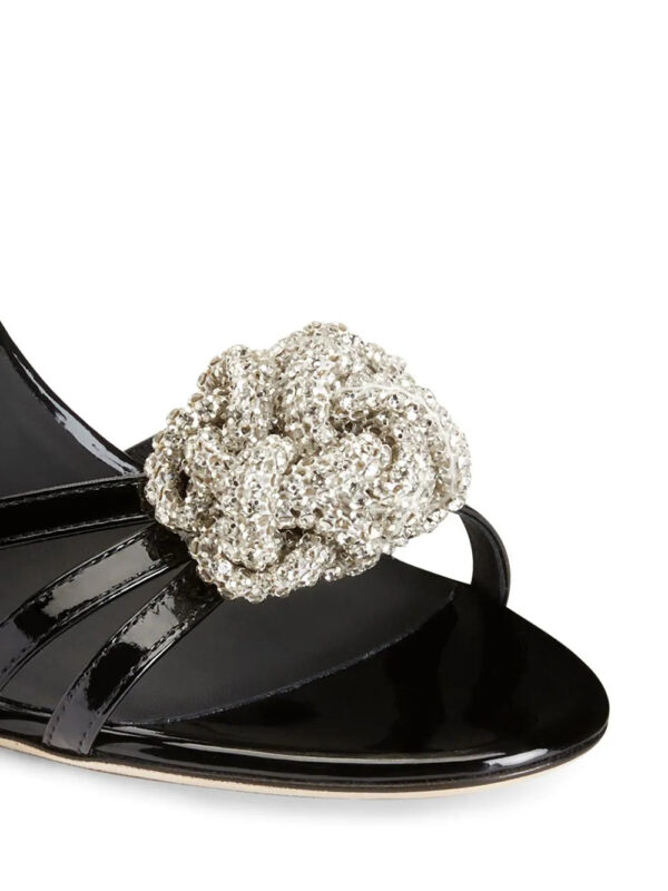 Giuseppe Zanotti  crystal-embellished stiletto sandals - Image 4