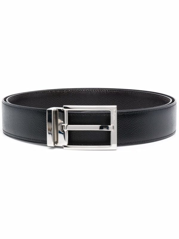 Louis Vuitton rectangle buckle reversible belt