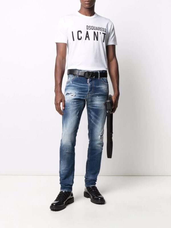 Dsquared2  I can't logo T-shirt - Image 2