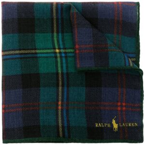 Polo Ralph Lauren  wool tartan pocket square.