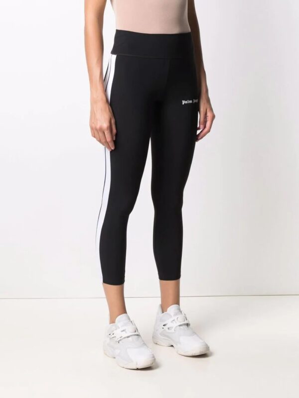 Palm Angels  logo-print high-rise leggings - Image 3