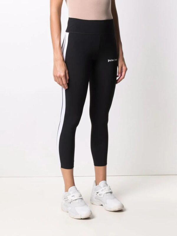 Palm Angels  logo-print high-rise leggings - Image 3